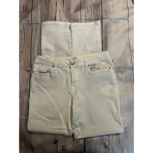 N62 White Straight Leg Denim Jeans Size 8